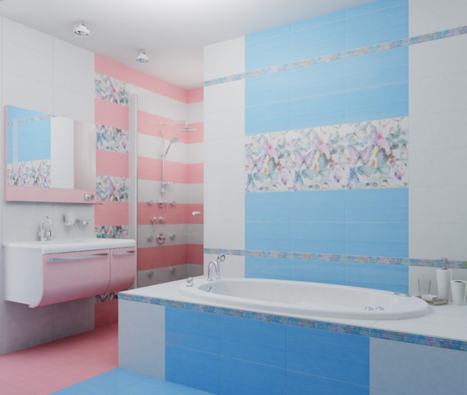 Ceradim плитка настенная Blue (кпо16мр606) 25x45