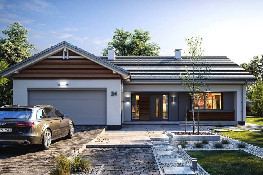 Дом с гаражом