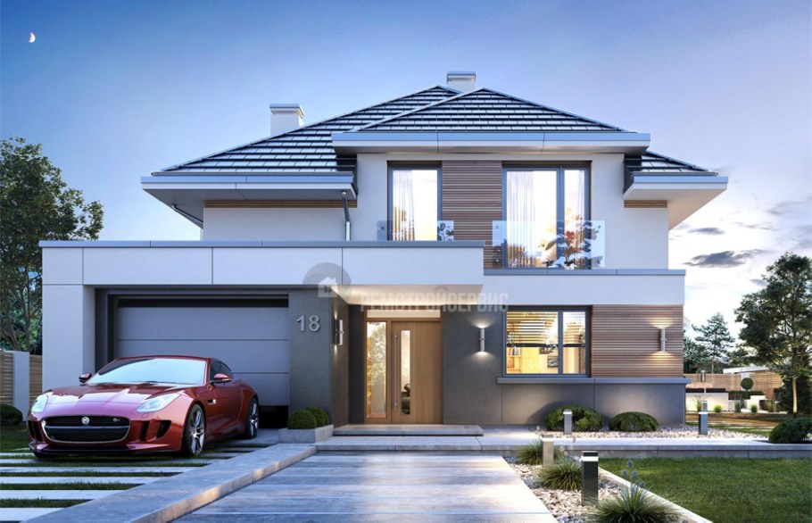 Дом с гаражом