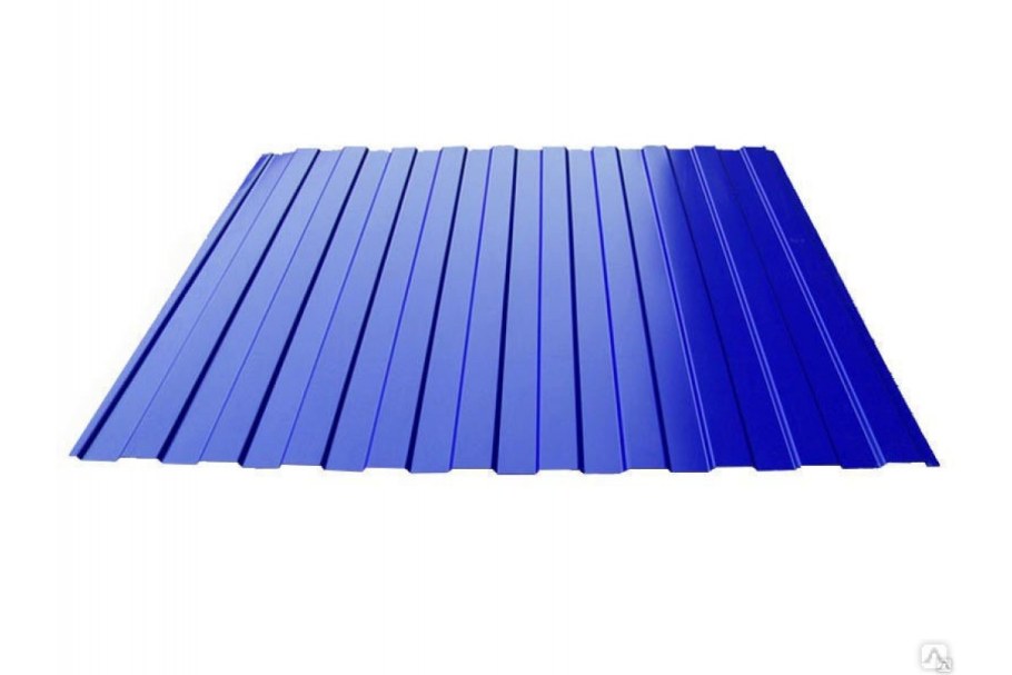 Профнастил с8 1,2х2 м 0,33 мм синий RAL 5005