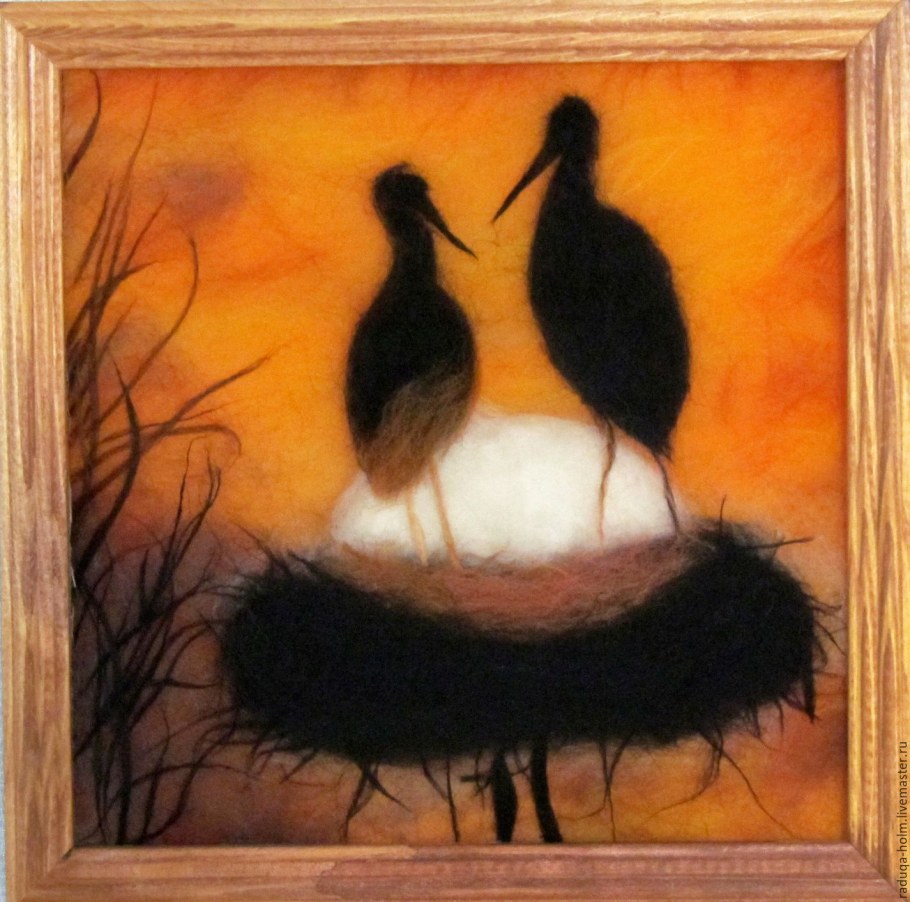 Шерстяная акварель Эммы Пшеничниковой