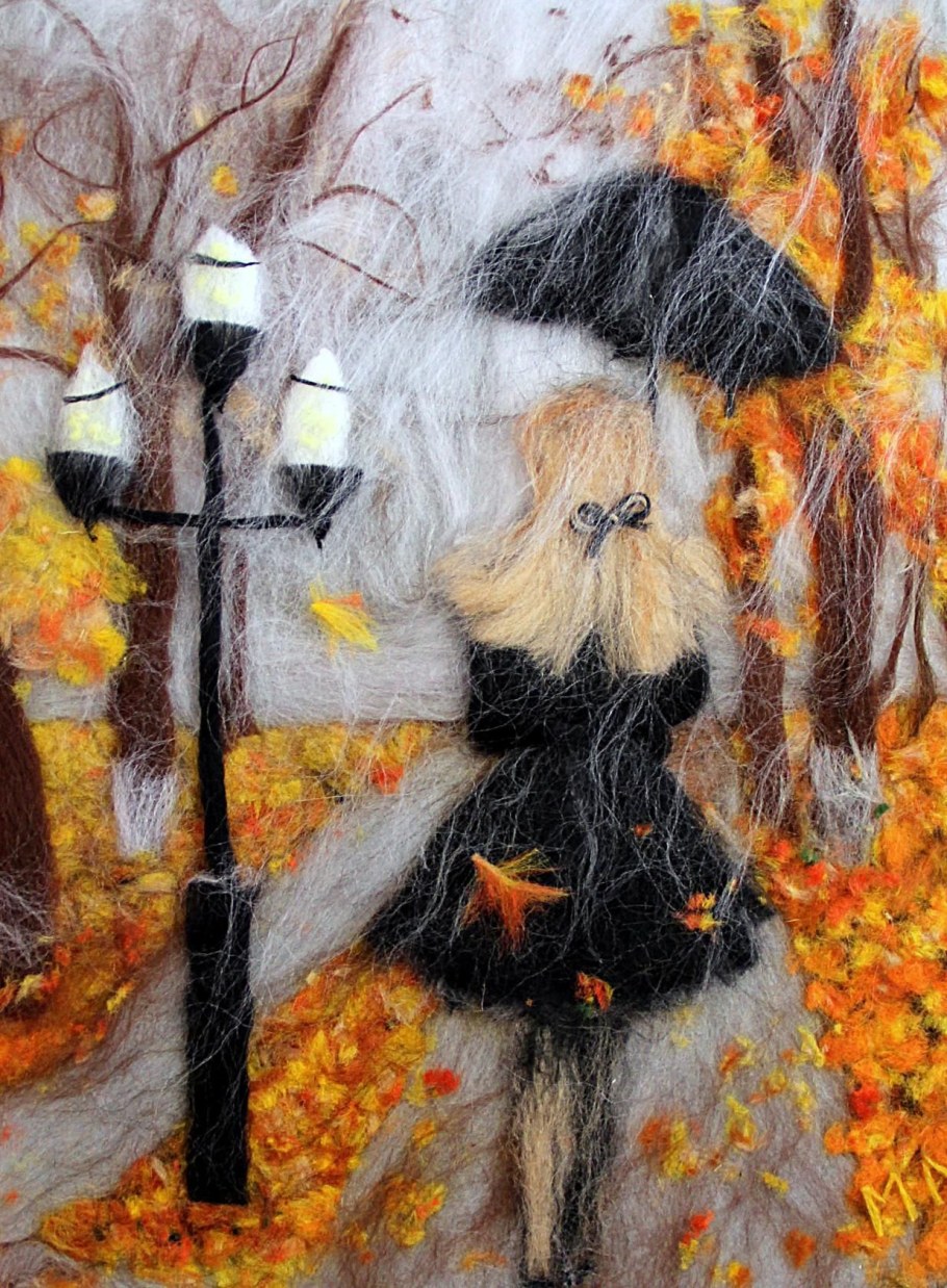 Шерстяная живопись