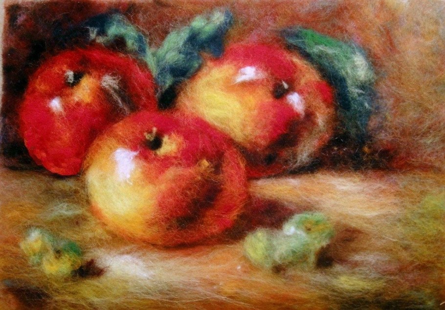 Шерстяная живопись