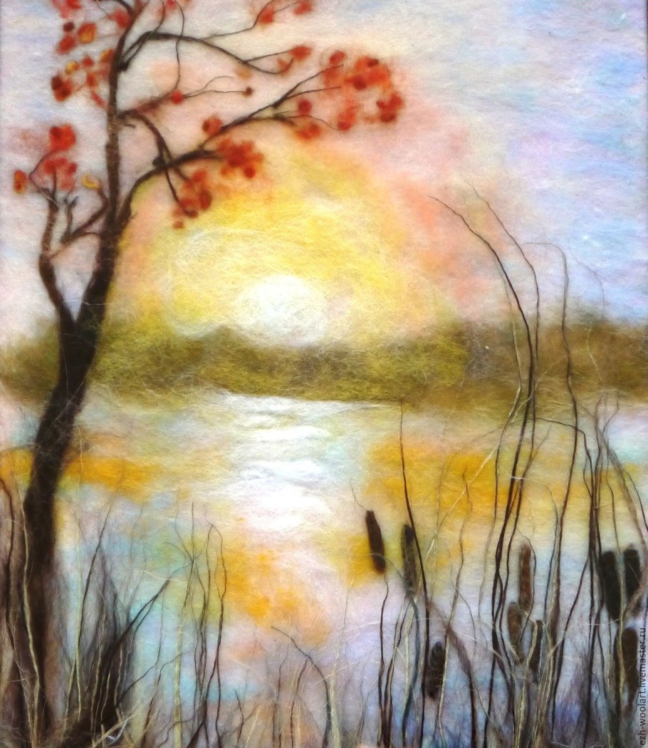 Живопись шерстью