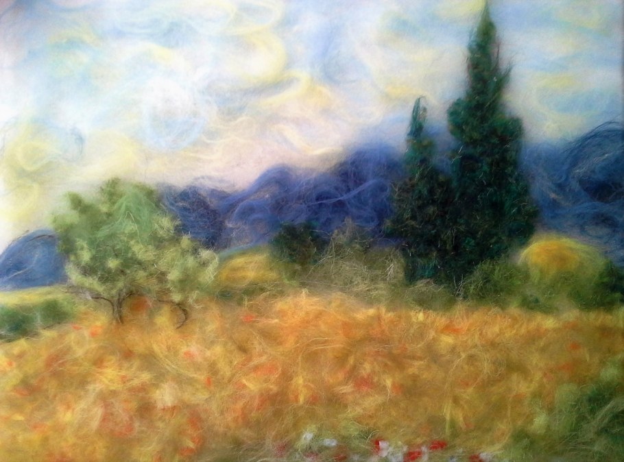 Пейзаж из шерсти