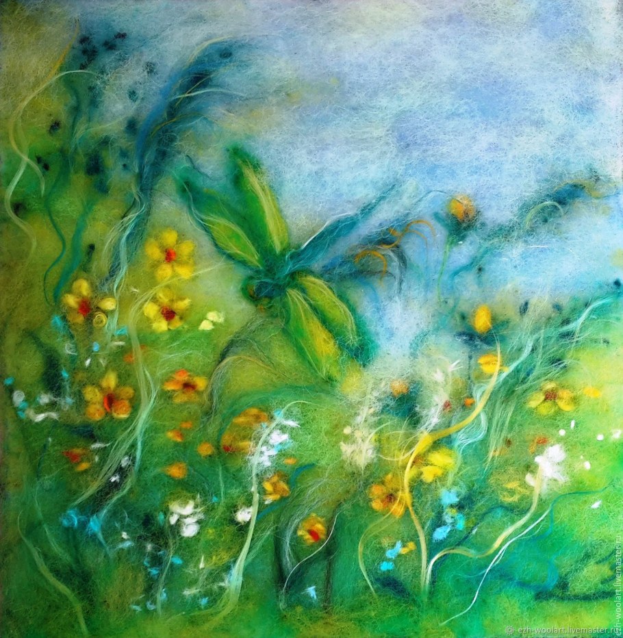 Шерстяная акварель Эммы Пшеничниковой