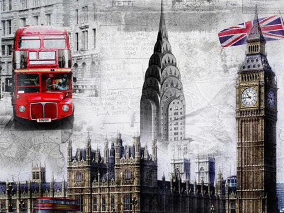 Алиазная мозайка Биг Бен