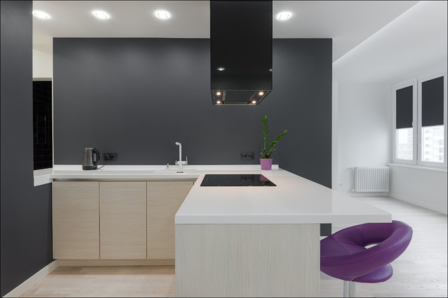 Кухня Минимализм без верха