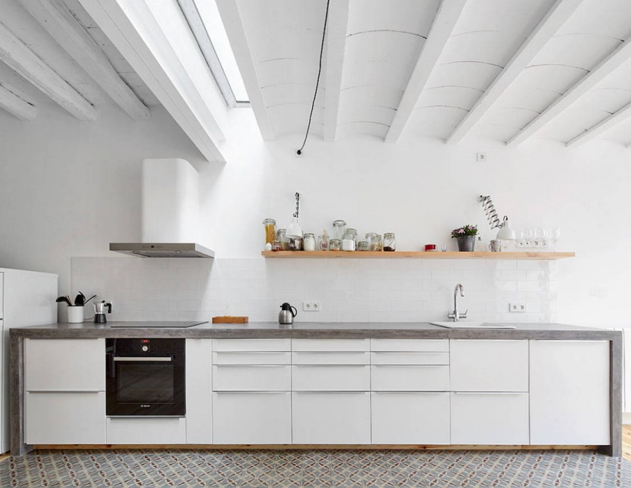 Кух5ни без верхних шкаф