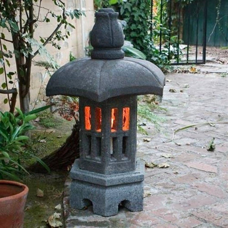 Садовый фонарь в азиатском стиле