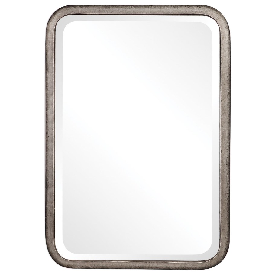 Зеркало прямоугольное с закругленными краями