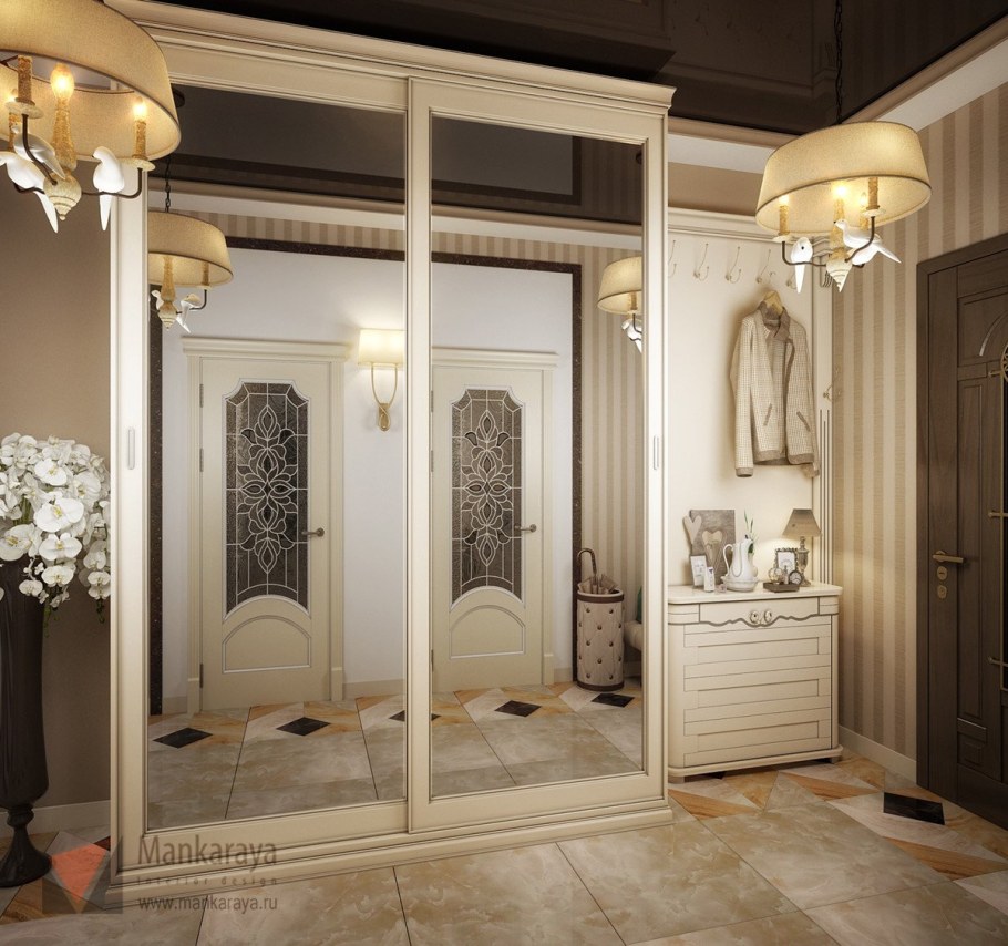Прихожая в современном классическом стиле