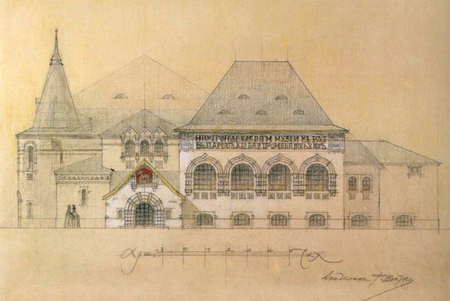 Федор Шехтель эскизы