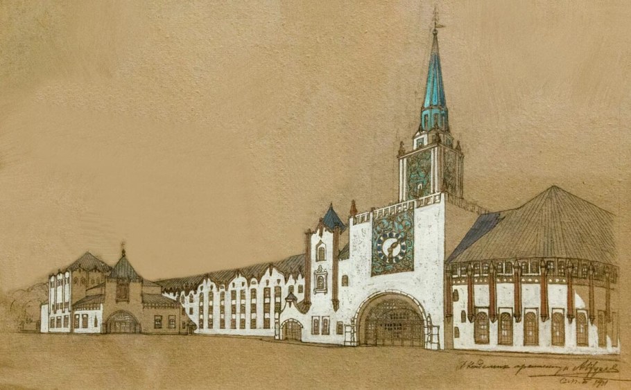 Казанский вокзал проект Щусева