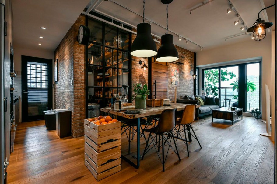 Лофт Индастриал в интерьере