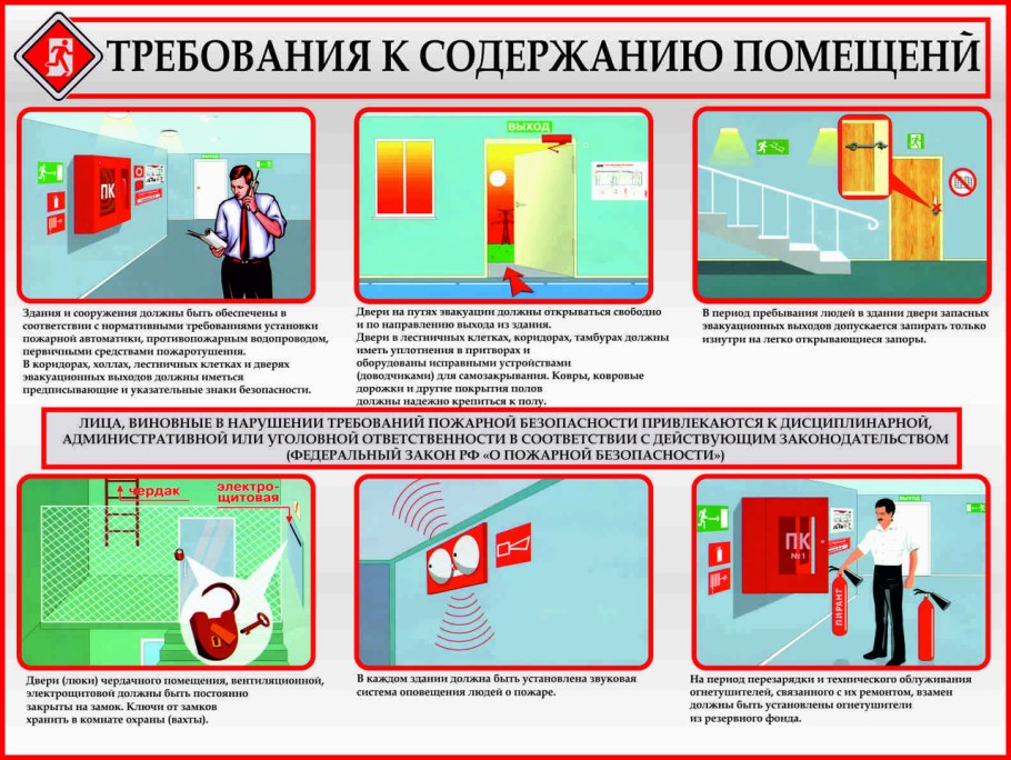 Требования пожарной бе