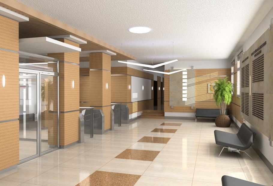 Интерьер общественного помещения