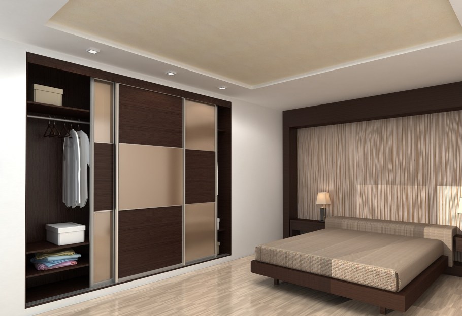 Встроенные шкафы в спальню