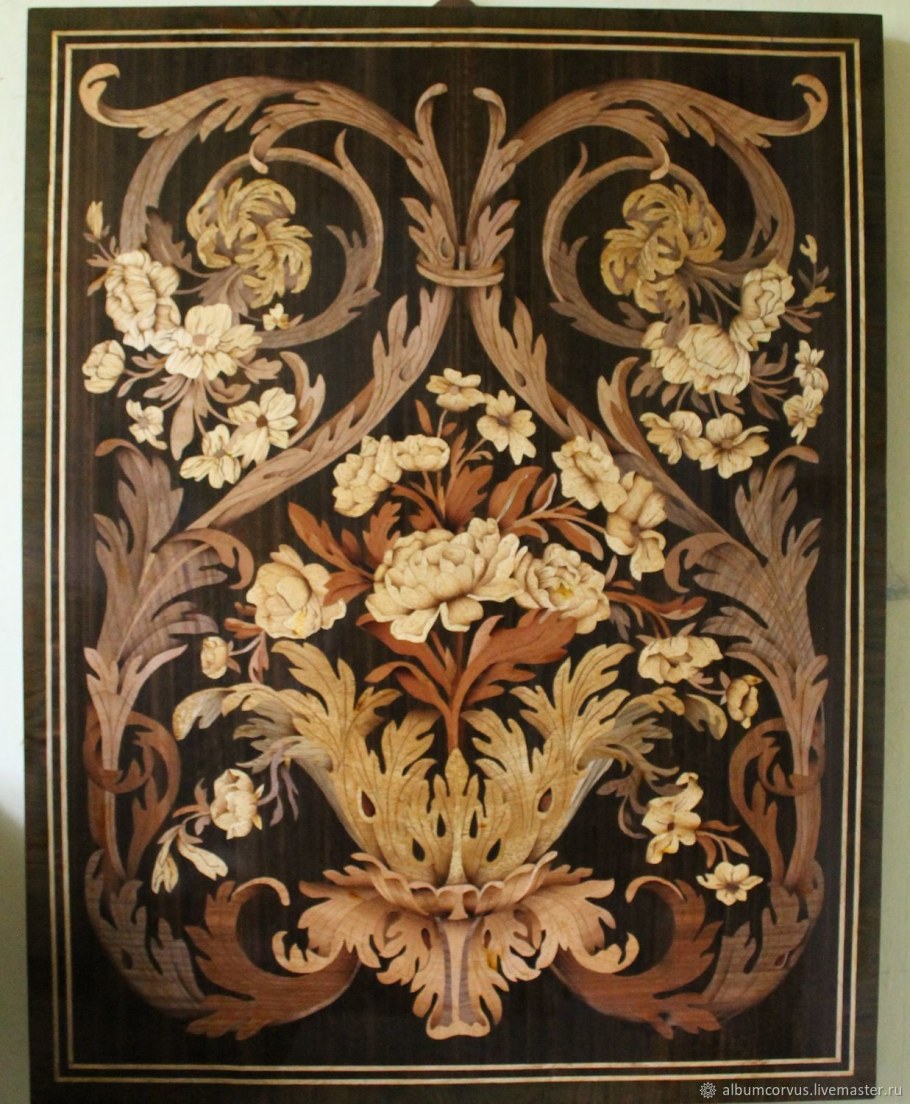 Техника Маркетри инкрустация