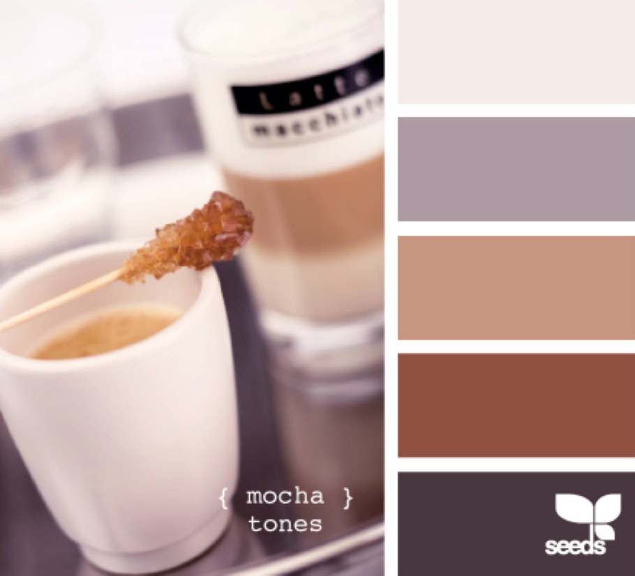 Цветовые сочетания капучино