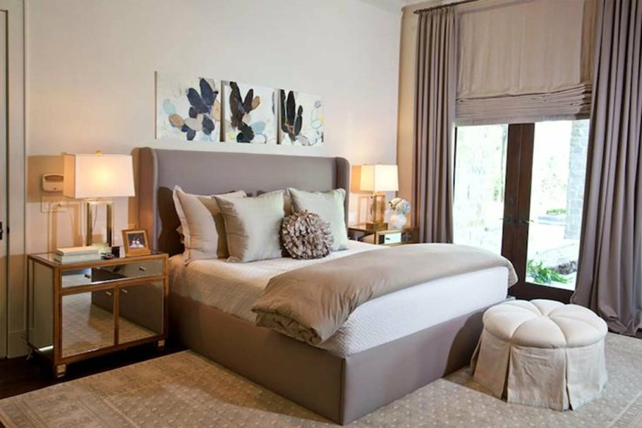 Сочетание серого и бежевого в интерьере