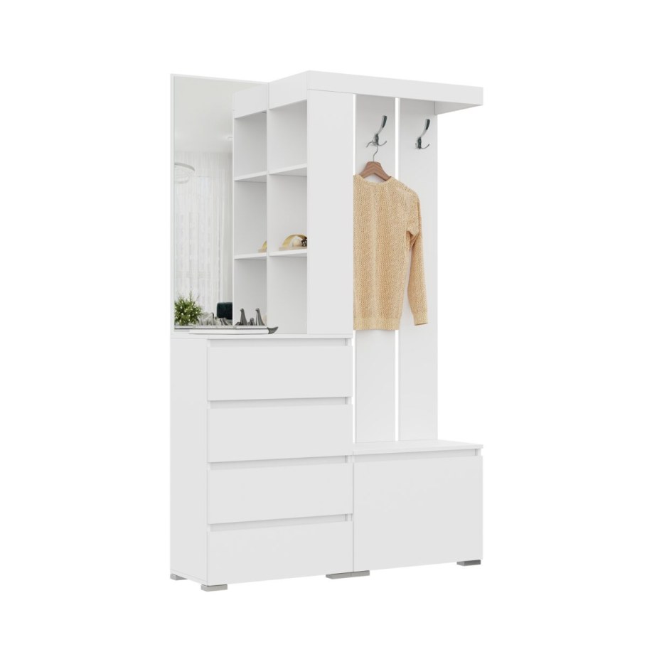 Прихожая Хельга белая