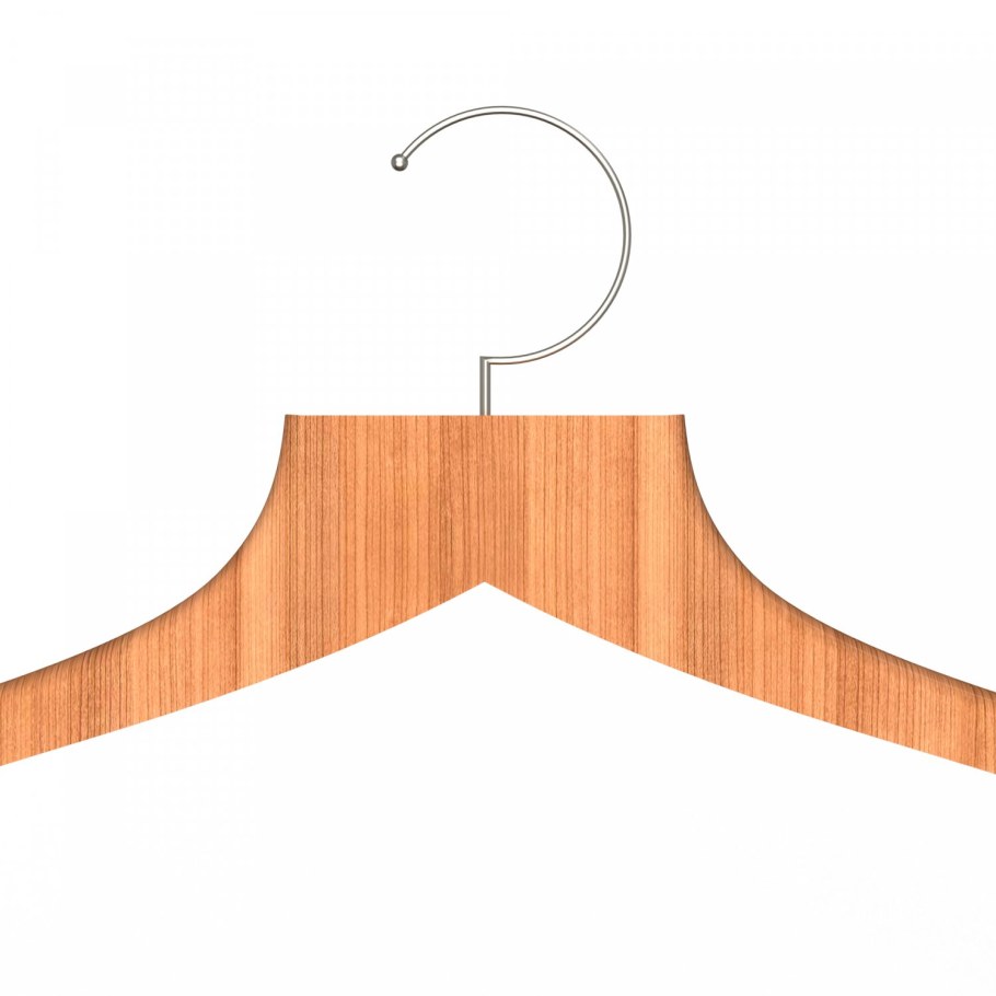 Вешалка-плечики для одежды, 45х22 см, дерево, t2020-2601