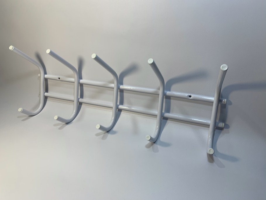 Вешалка настенная, 5 крючков, 110х260х550