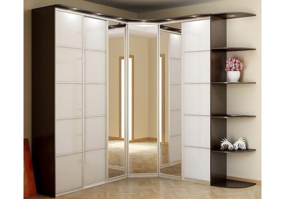 Угловой шкаф купе Гарант 2ф