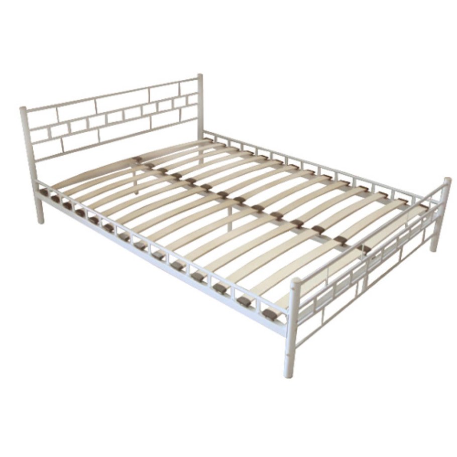 Кровать с металлическим каркасом двуспальная 180х200