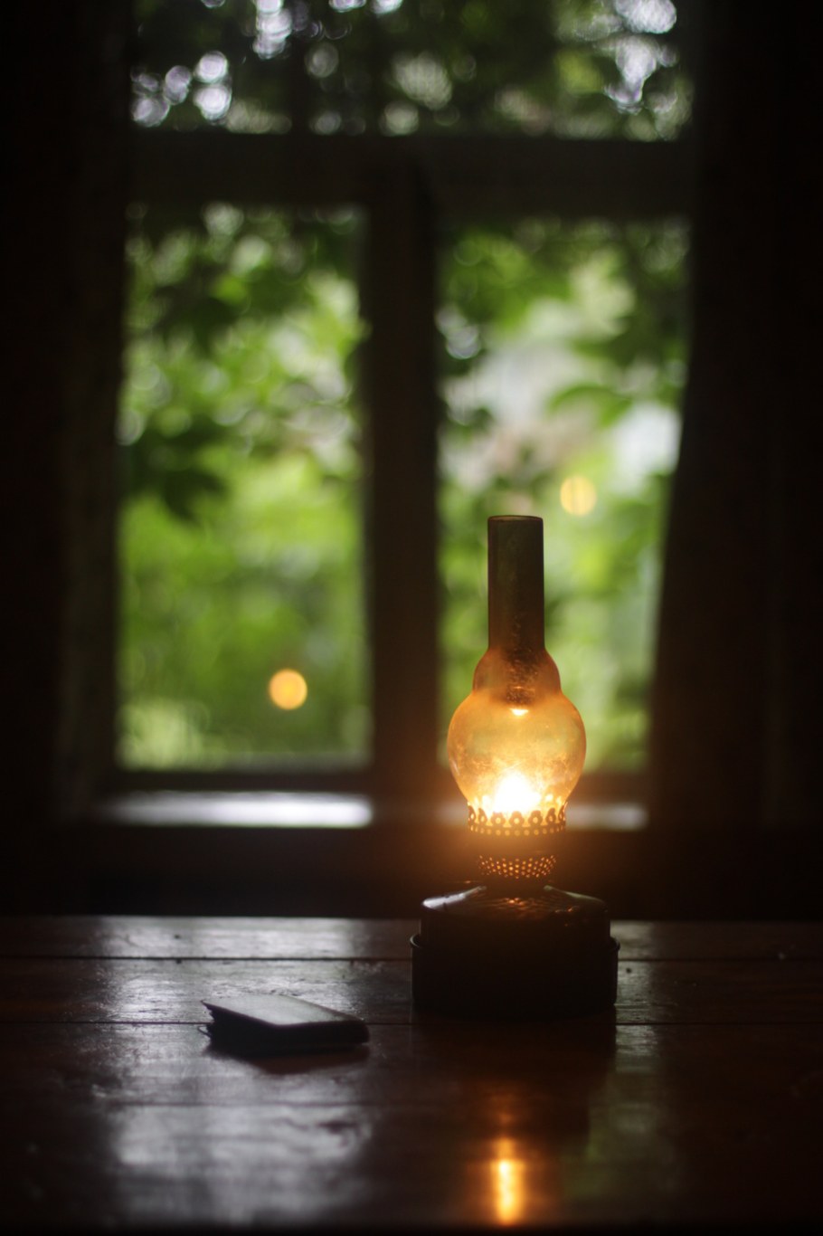 Керосиновая лампа для освещения