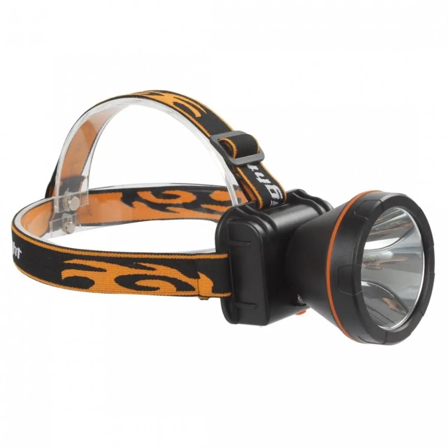 Налобный фонарь 522 желтый свет