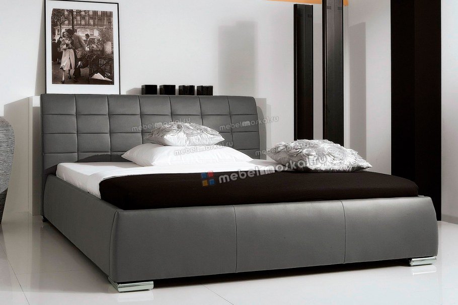 Кровать Nikos 160x200 графит