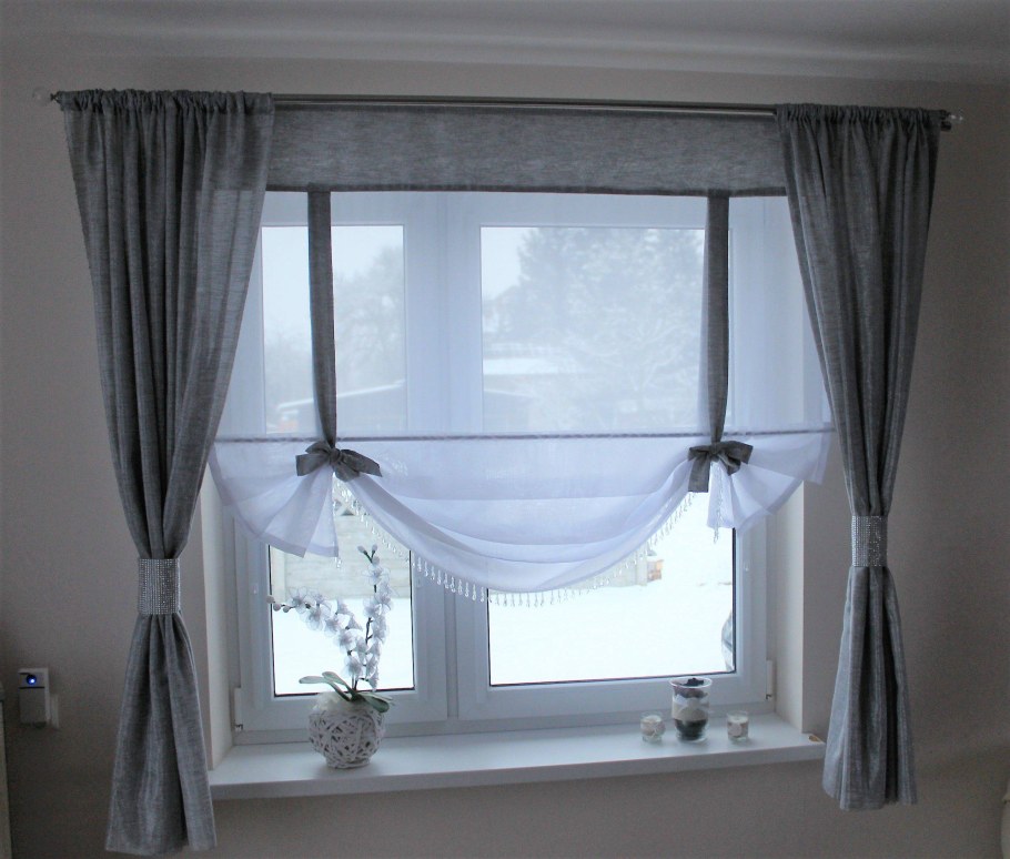 Короткие шторы на окна