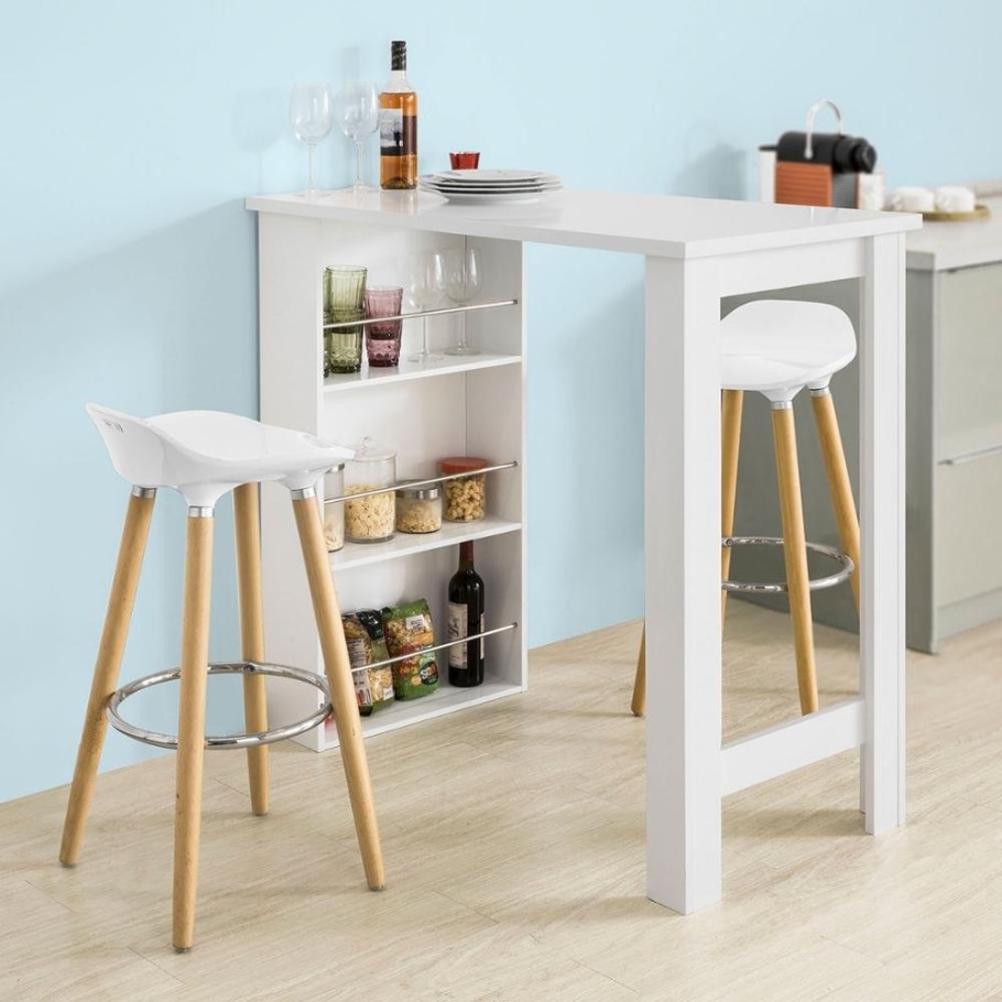 Барный стол икеа белый