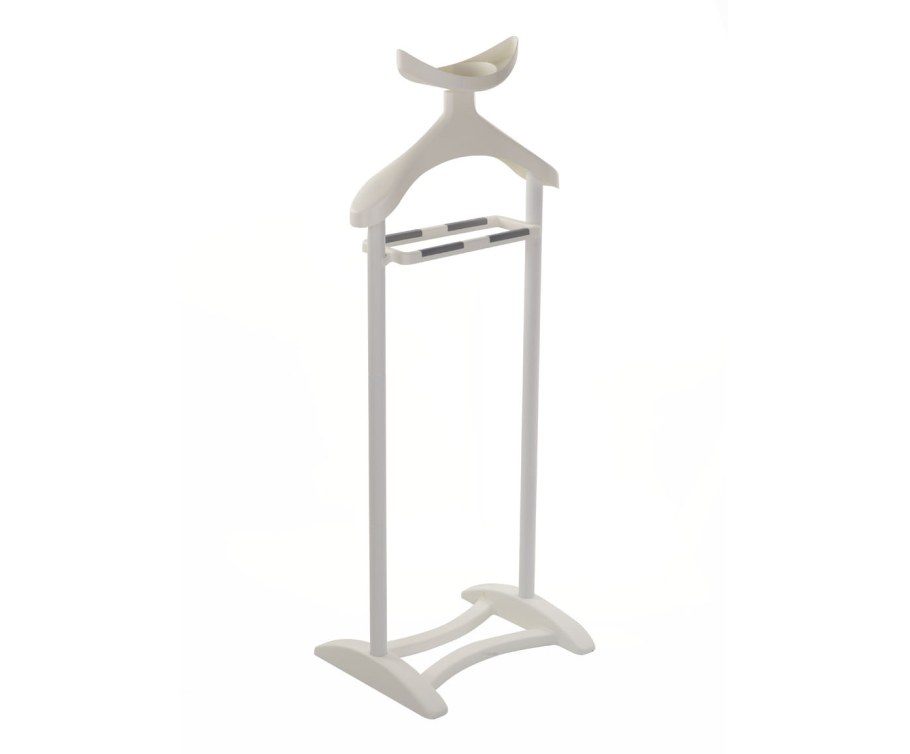 Вешалка с деревянными наконечниками с 14 крючками 39х39х180 см