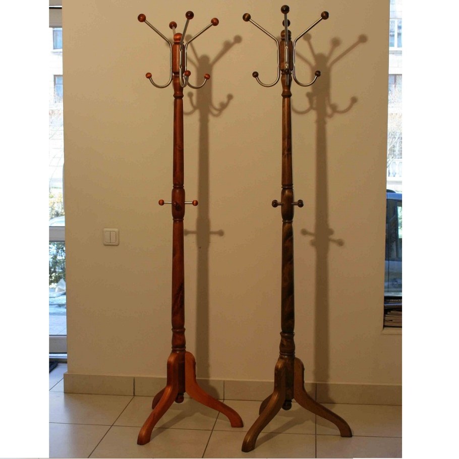 Вешалка напольная деревянная