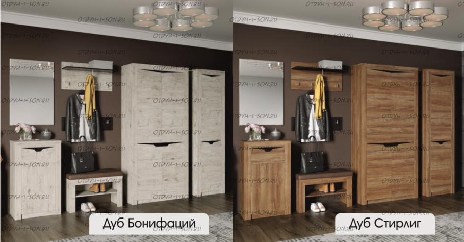 Прихожая Соренто дуб Бонифаций