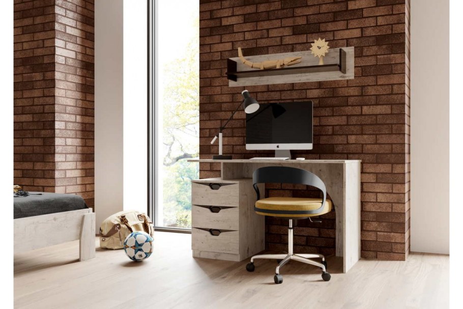 Стол письменный Сорренто дуб Бонифаций