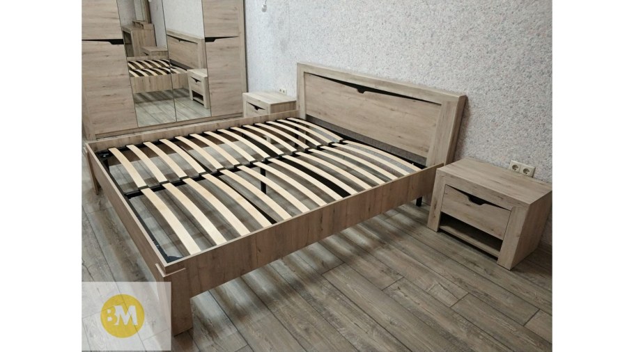 Кровать Сорренто дуб Бонифаций