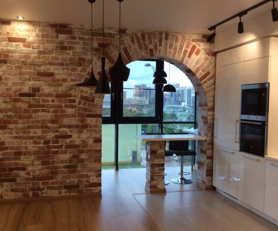 Царский кирпич в интерьере