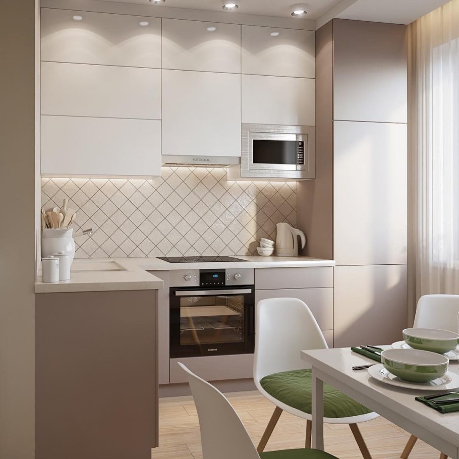 Кухня в светлых тонах