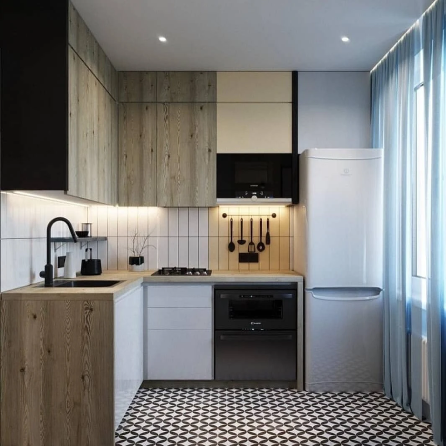 Кухня в хрущевке 5 кв м Лорето