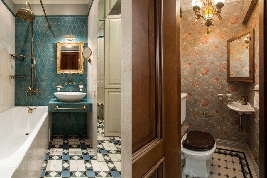 Ванная комната в английском стиле