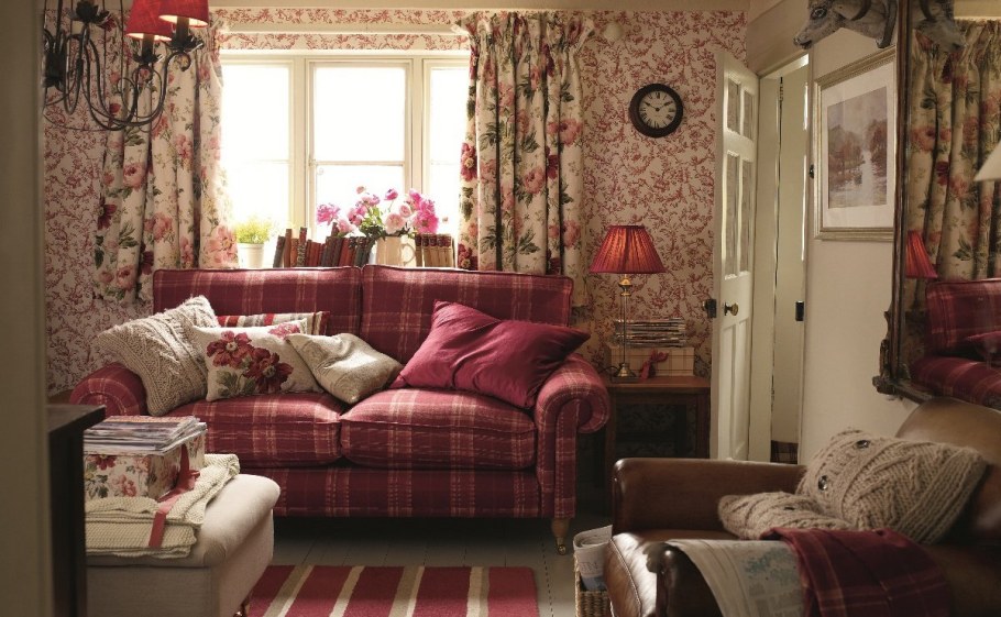 Штора Laura Ashley Peony Garden