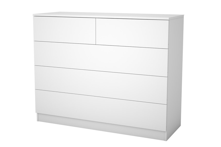 Хофф комод белый глянец