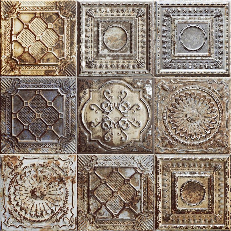 Настенная плитка Mainzu tin-Tile Rusty Mix 20x20