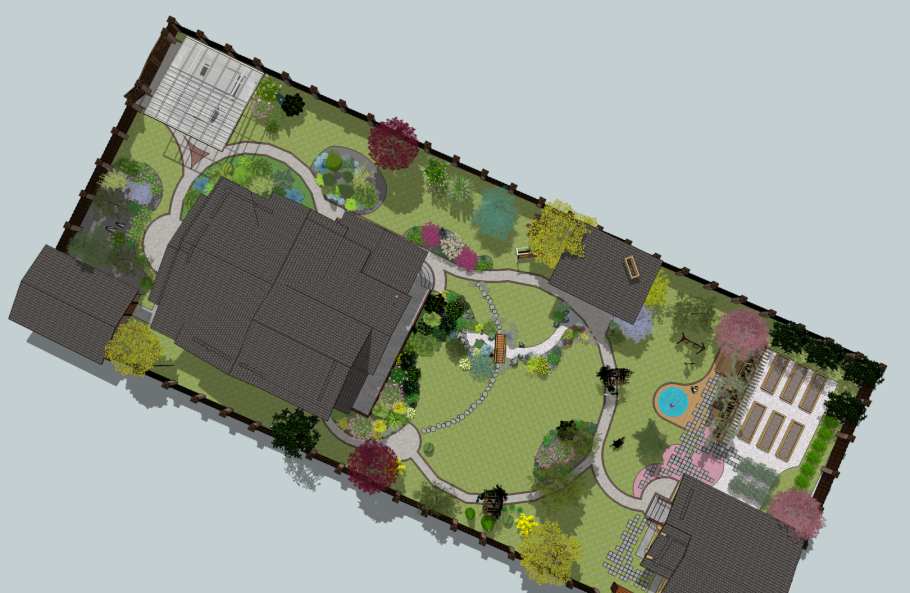 Дендроплан участка 20 соток