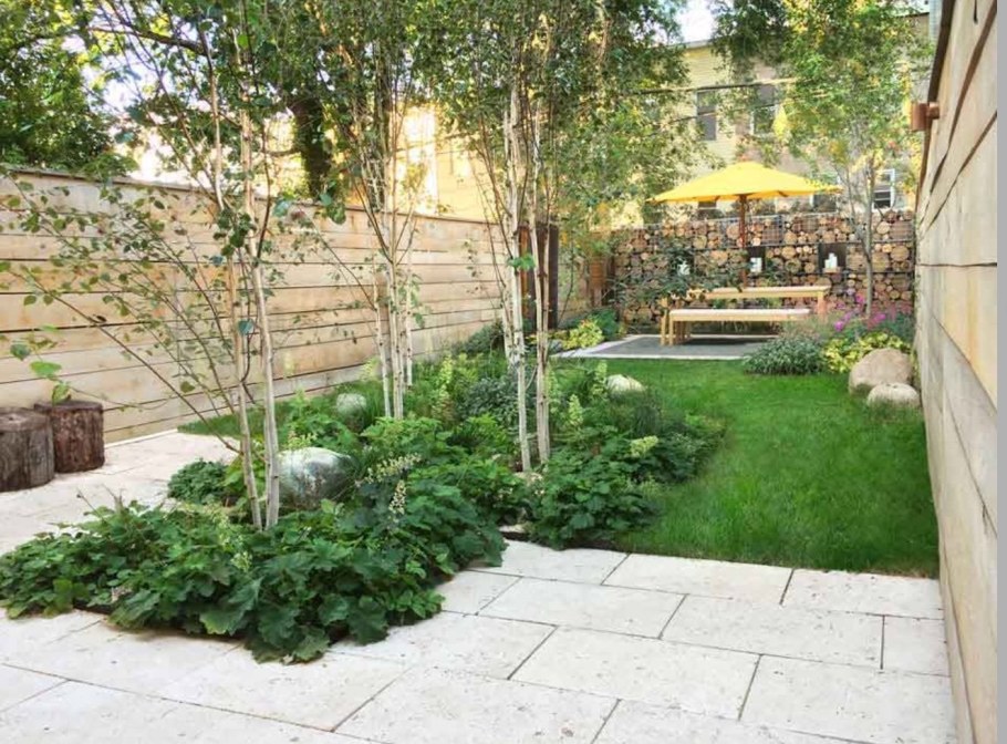 Ландшафт длинного участка