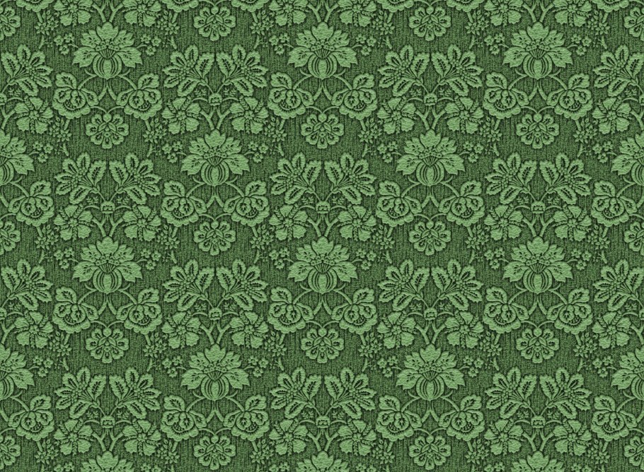 Зеленый фон с узорами